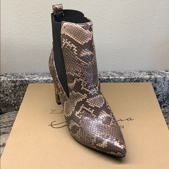 Vintage Havana Snakeskin Ankle Boot - Picture 3 of 6